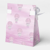 Roze Olifant Hete Luchtballon Favor Box Bedankdoosjes (Achterkant)