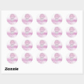 Roze Olifant Hete Luchtballon Sticker (Vel)