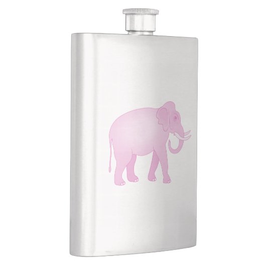 Roze olifant heupfles (Rechts)