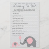 Roze olifant hoe goed je weet dat mama is flyer (Voorkant)