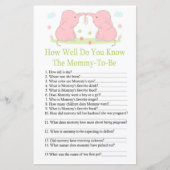 Roze olifant Hoe goed ken je het baby-schoenspel? (Voorkant)