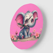 Roze Olifant Klok (Hoek)