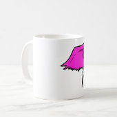 Roze olifant koffiemok (Voorkant links)