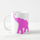 Roze olifant koffiemok (Links)