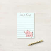 Roze olifant om te doen lijst Post It Notes Gift (Op bureau)