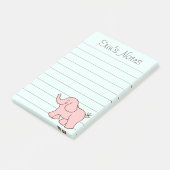Roze olifant om te doen lijst Post It Notes Gift (Schuin)