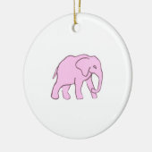 Roze olifant Ornament (Links)