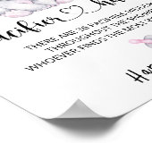 Roze olifant Pacifier Hunt Baby shower Game Poster (Hoek)