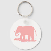 Roze olifant sleutelhanger (Voorkant)