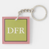 Roze olifant sleutelhanger (Achterkant)