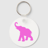 Roze olifant sleutelhanger (Voorkant)