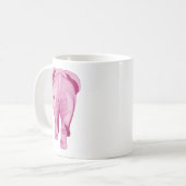 Roze olifant SWAK Koffiemok (Voorkant links)