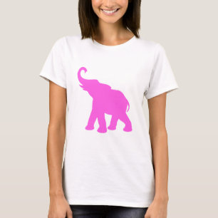 Roze olifant t-shirt