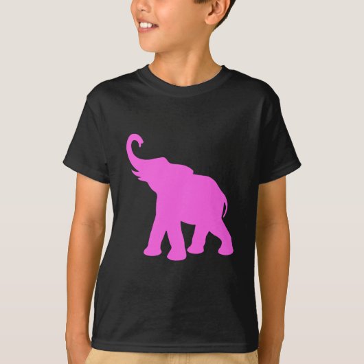 Roze olifant t-shirt (Voorkant)