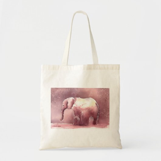 Roze olifant Tas (Voorkant)