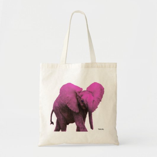 Roze olifant Tas (Voorkant)