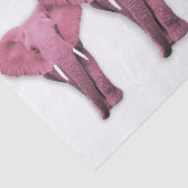 Roze olifant tissuepapier (Detail)