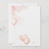 Roze olifant uitnodiging (Achterkant)