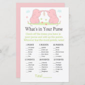 Roze olifant Wat zit er in je handtas? (Voorkant / Achterkant)