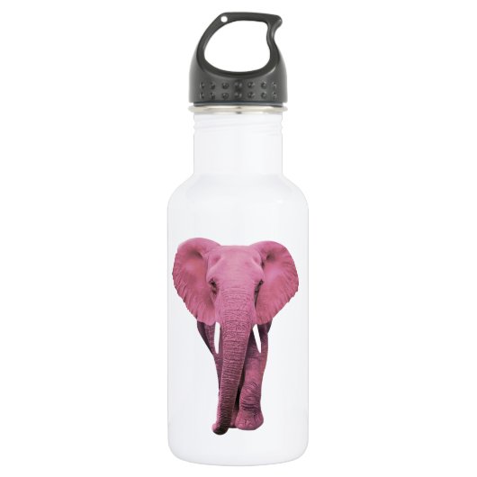 Roze olifant waterfles  (Voorkant)