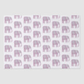 Roze olifant Waterverf Tissuepapier (Voorkant)