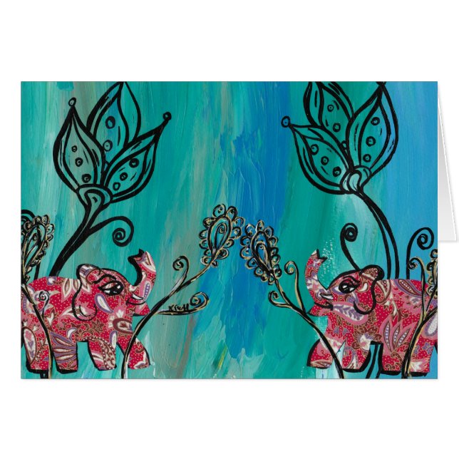 Roze olifanten (Voorkant Horizontaal)