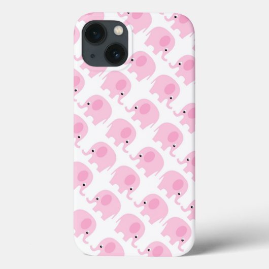 Roze olifanten Case-Mate iPhone case (Achterkant)