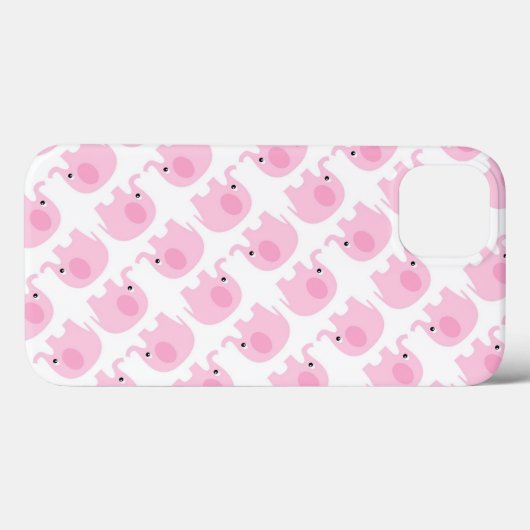 Roze olifanten Case-Mate iPhone case (Achterkant (horizontaal))