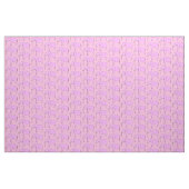 Roze Olifanten met Witte Polka Dots Custom Fabric Stof (Yard (91,4 cm))