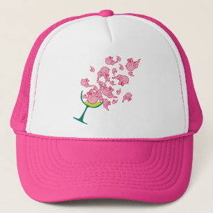 Roze olifanten trucker pet