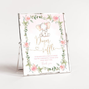 Roze olifantenluierhandel poster