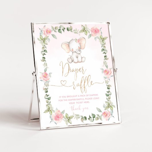 Roze olifantenluierhandel poster