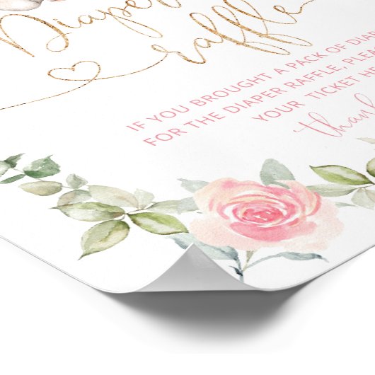 Roze olifantenluierhandel poster (Hoek)