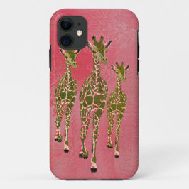 Roze & Olive Roos Giraffes iPhone Case