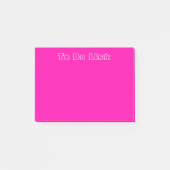 Roze om lijst te doen post-it® notes (Voorkant)