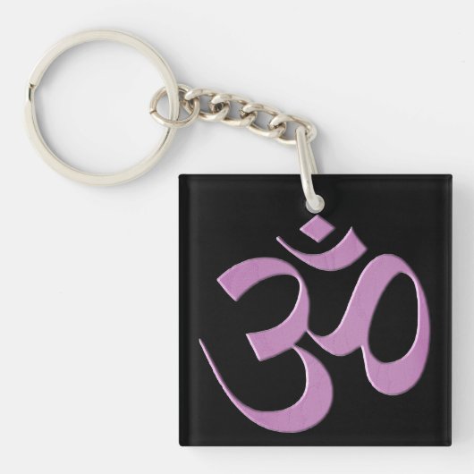 Roze Om Sleutelhanger (Voorkant)