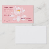 Roze OM-symbool visitekaartje (Voorkant / Achterkant)