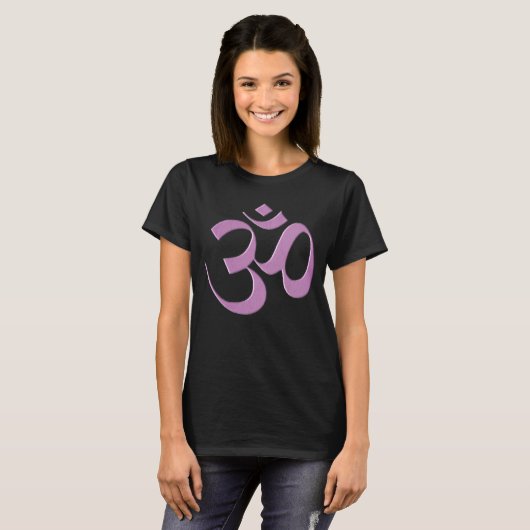 Roze Om T-shirt (Voorkant volledig)