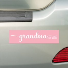 Roze oma opgericht automagneet