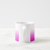 Roze Ombr Gradient Achtergrond Design-60416 Espresso Kop (Achterkant)