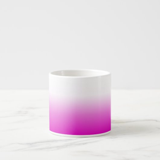 Roze Ombr Gradient Achtergrond Design-60416 Espresso Kop (Voorkant)