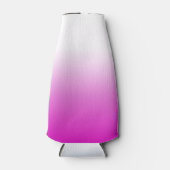 Roze Ombr Gradient Achtergrond Design-60416 Flesjeskoeler (Voorkant)