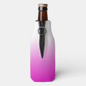 Roze Ombr Gradient Achtergrond Design-60416 Flesjeskoeler (Fles Achterkant)