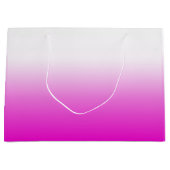 Roze Ombr Gradient Achtergrond Design-60416 Groot Cadeauzakje (Voorkant)