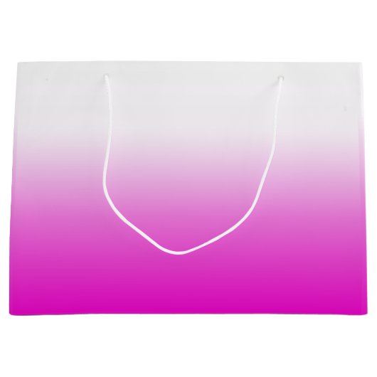 Roze Ombr Gradient Achtergrond Design-60416 Groot Cadeauzakje (Voorkant)