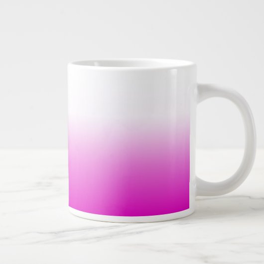 Roze Ombr Gradient Achtergrond Design-60416 Grote Koffiekop (Rechts)