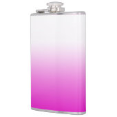 Roze Ombr Gradient Achtergrond Design-60416 Heupfles (Links)