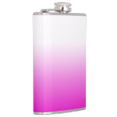 Roze Ombr Gradient Achtergrond Design-60416 Heupfles (Rechts)