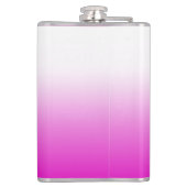 Roze Ombr Gradient Achtergrond Design-60416 Heupfles (Achterkant)