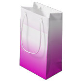 Roze Ombr Gradient Achtergrond Design-60416 Klein Cadeauzakje (Achterkant Gekanteld)